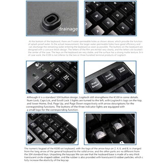 Bàn phím Logitech Classic K100