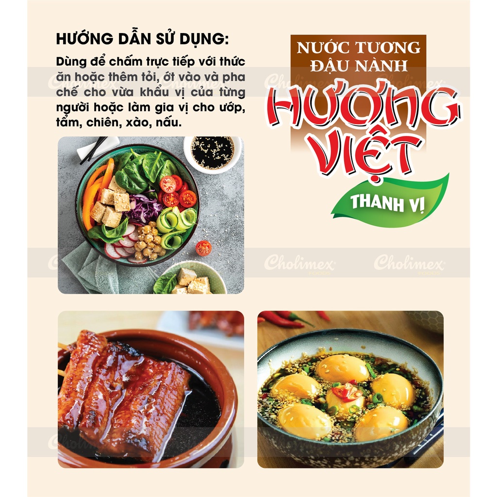 Nước tương Hương Việt Thanh Vị 500ml