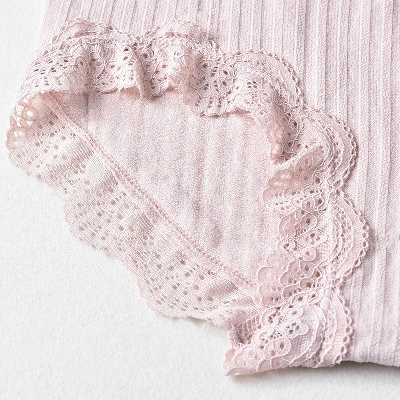 Quần Lót Cotton Viền Ren Thoải Mái Và Thoáng Khí