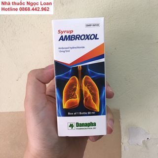 Siro tiêu nhầy Ambroxol 60ML