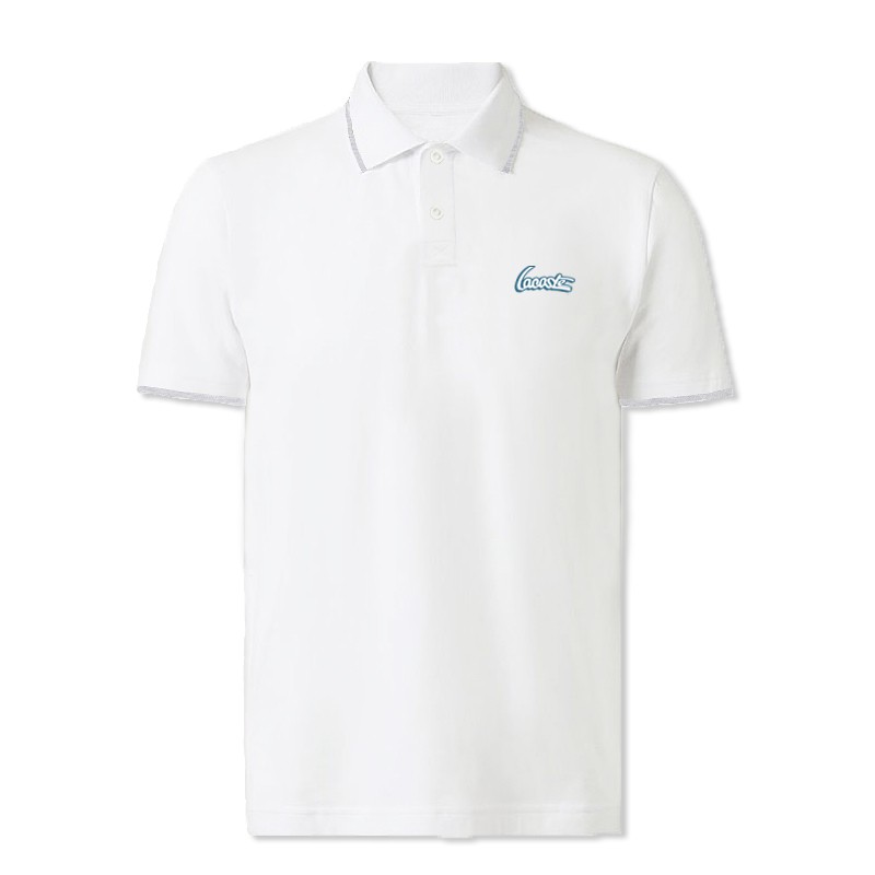 Lacoste Áo Thun Polo Ngắn Tay Thời Trang Mùa Hè Dành Cho Nam / Size S-3xl