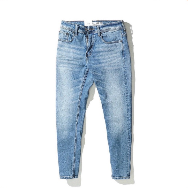 Quần jean nam xanh trơn chất bò cao cấp co dãn 4 chiều đẹp from dáng skinny mẫu mới thời trang cao cấp beautiulgilr K01