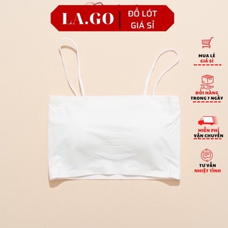Áo Bra su ống không đường may 2 dây mouse mỏng 805