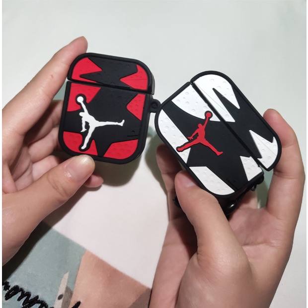 Vỏ Bảo Vệ Hộp Sạc Tai Nghe compatible AirPods3 Pro compatible AirPods3 Pro Họa Tiết Jordan Thời Trang