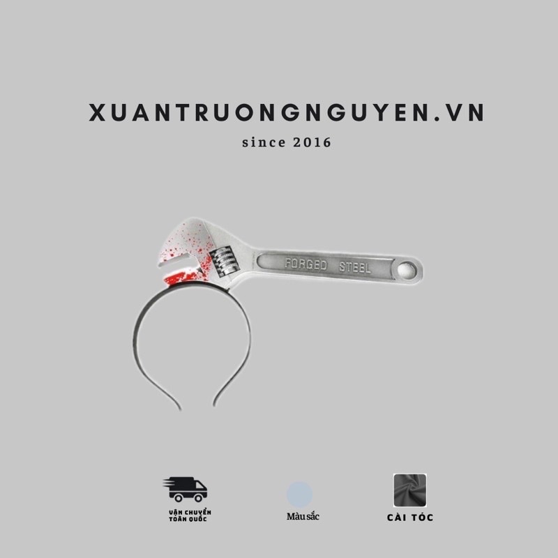 Cài tóc hình cờ lê  độc lạ phù hợp cho nam nữ