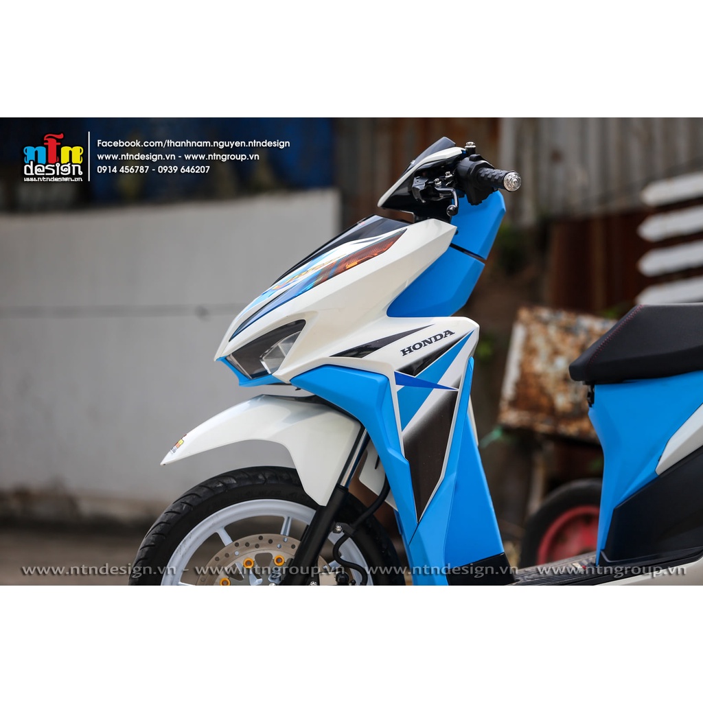 Tem rời Vario Trắng xanh in trong , tem 3 lớp cao cấp không bay màu