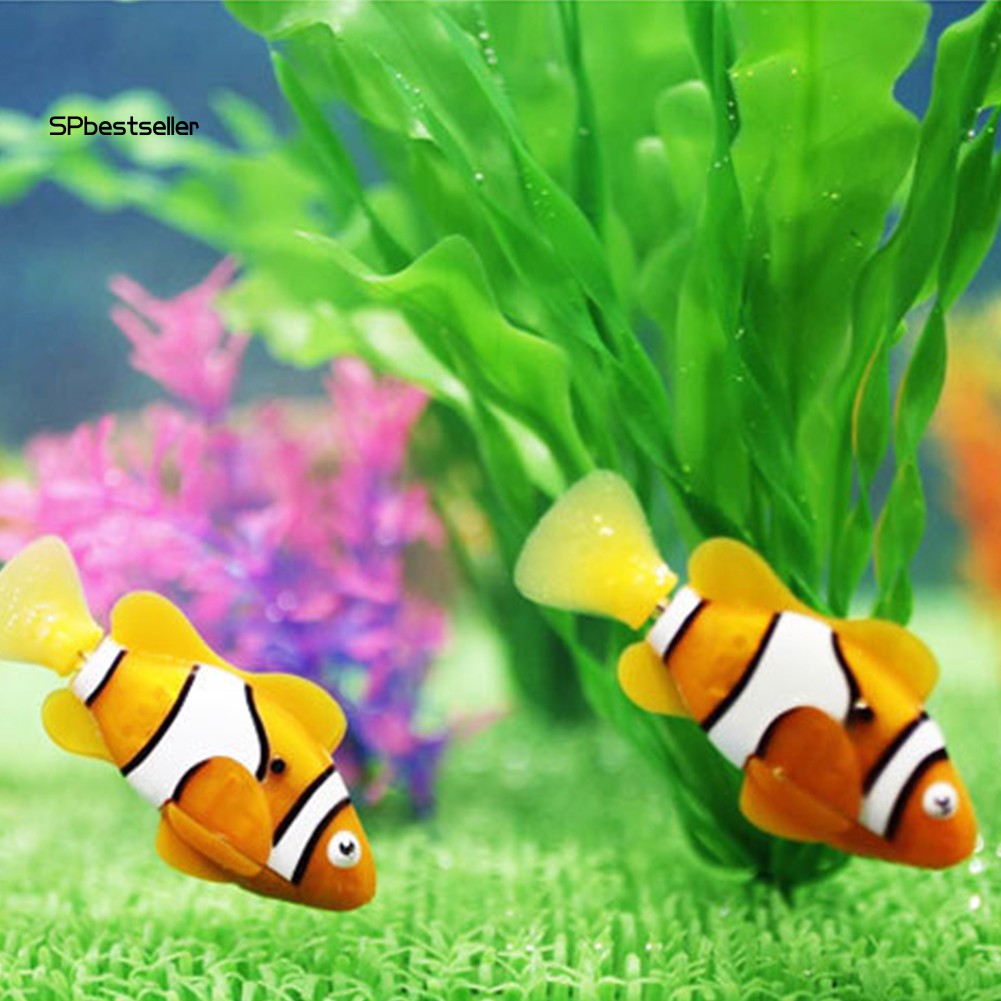 Cá Robot Đồ Chơi Chạy Pin Thiết Kế Vui Nhộn Cho Bé