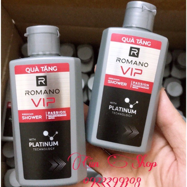 MỚI] Sữa tắm cao cấp Romano Vip Vision sang trọng cuốn hút 60g