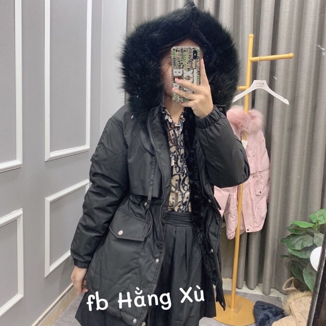 Parka Jacket nữ mũ lông siêu đẹp, siêu ấm, siêu xinh #parka #aokhoacnu #aokhoachanquoc #aokhoacorder