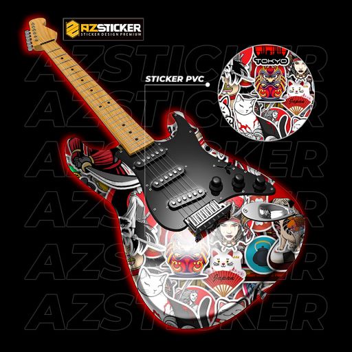 Sticker Japan Nhật Bản | sticker dán mũ bảo hiểm chống nước cắt sẵn dễ dàng sử dụng STK102-50