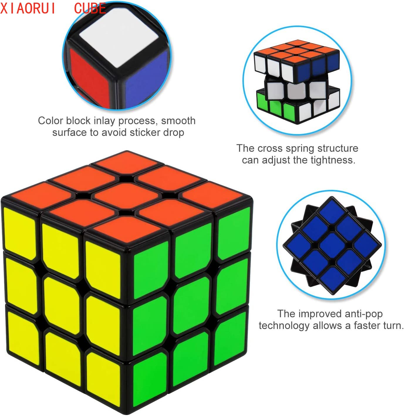 Khối Rubik 3x3 Đồ Chơi Cho Trẻ Em Và Người Lớn