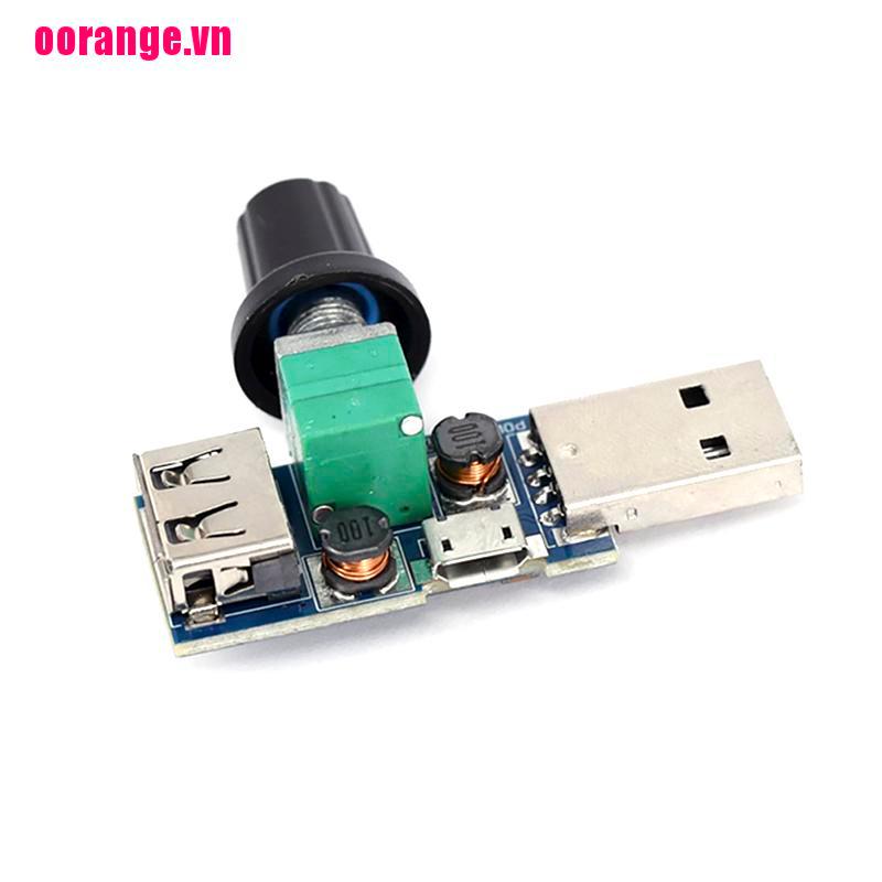 Bộ Điều Khiển Tốc Độ Quạt Usb Dc 4v-12v 5w