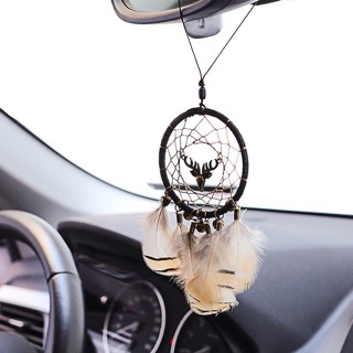 Dreamcatcher gắn lông vũ trang trí