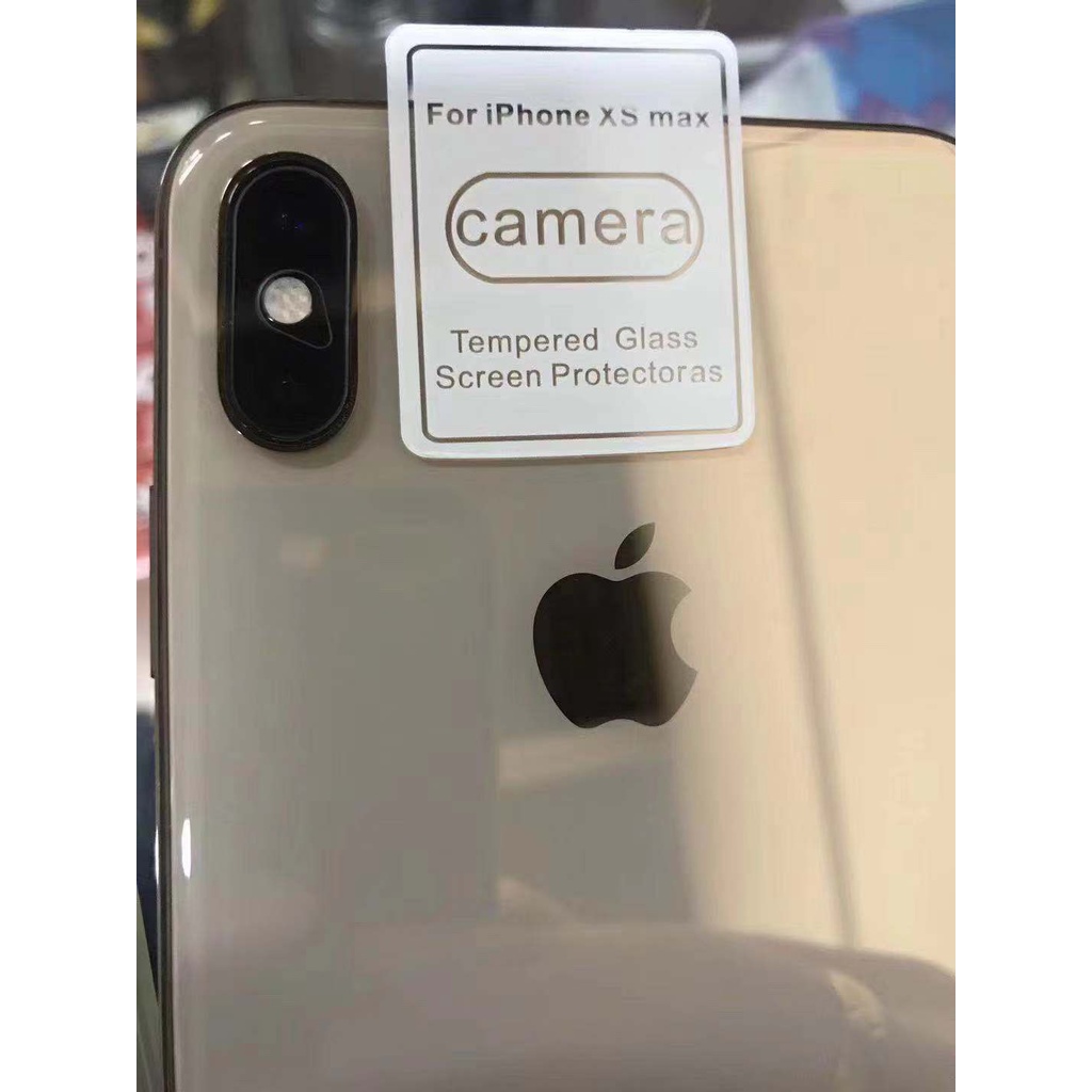 Combo kính cường lực bảo vệ vành camera Dành cho iPhone IP 7 8 Plus X Xs Pro Max