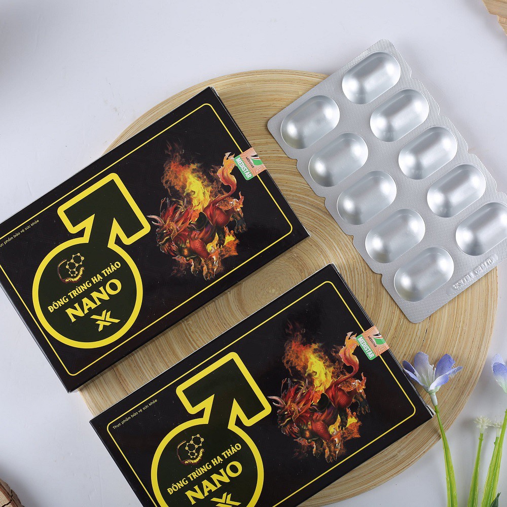 Nano X – Viên sinh lý Đông Trùng Hạ Thảo Dành Cho Nam Giới - Hộp 10 Viên | BigBuy360 - bigbuy360.vn