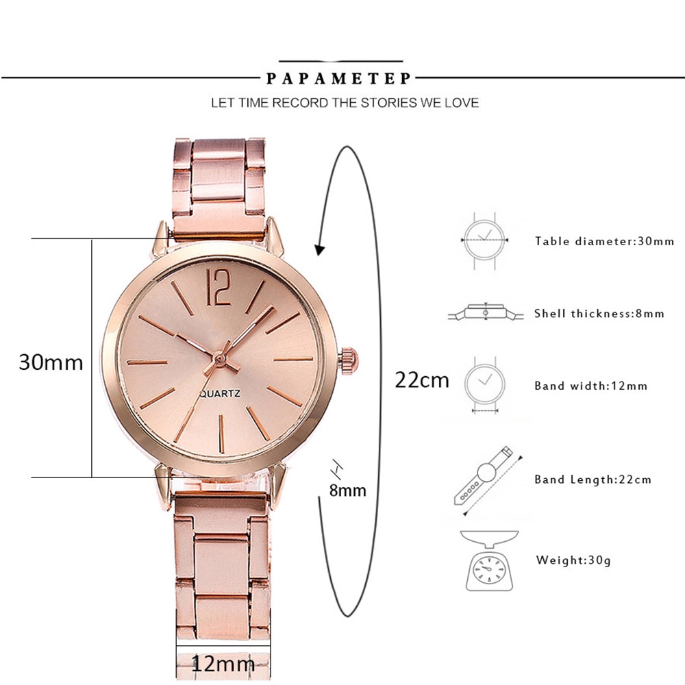 Women's Watches Ladies Quartz wrist watches Relogio Casual Stainless Steel Band Analog Wrist Watch 0047