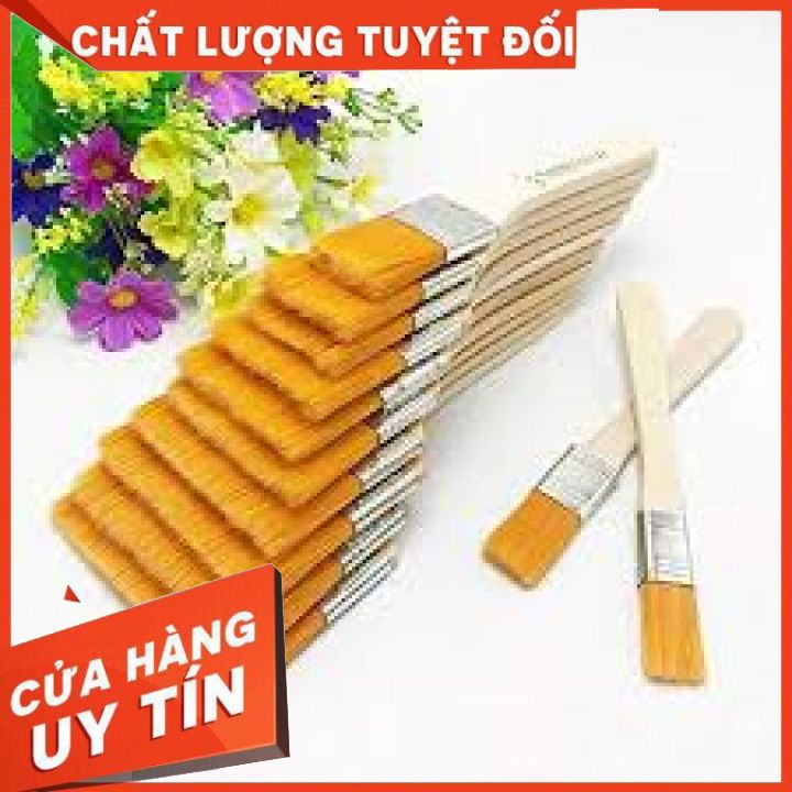 Cọ chổi quét sơn gỗ bảng vuông loại tốt full size