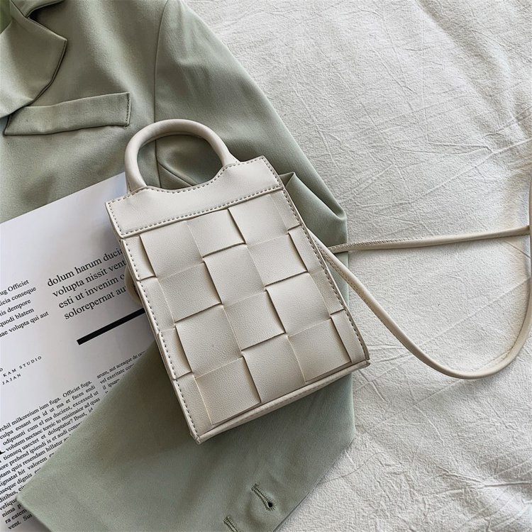 Túi đeo chéo hình vuông màu trơn kiểu dáng hợp thời trang trẻ trung dành cho nữ