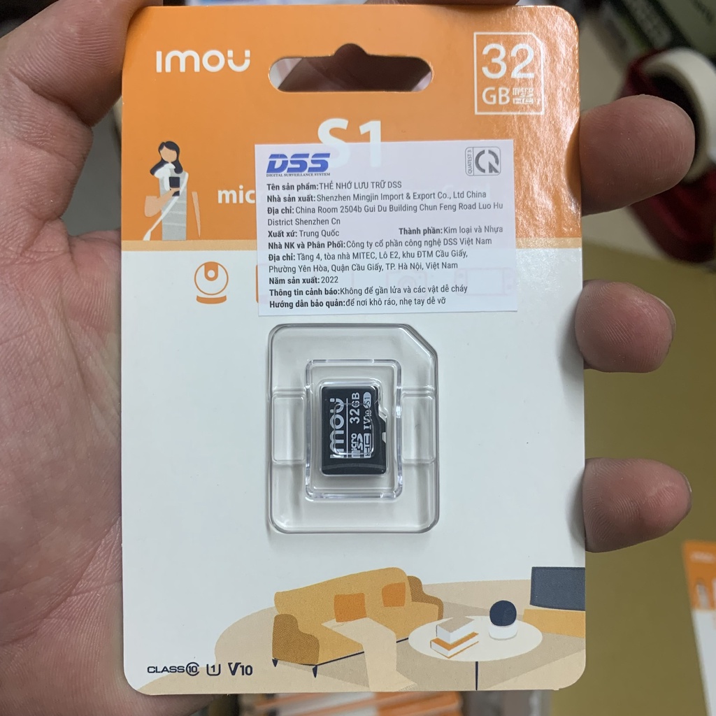 Thẻ nhớ Mico SD Imou 32GB/64GB cho Camera/ Điện thoại/ Máy tính/ Máy nghe nhạc- Chính hãng, bảo hành 24 tháng
