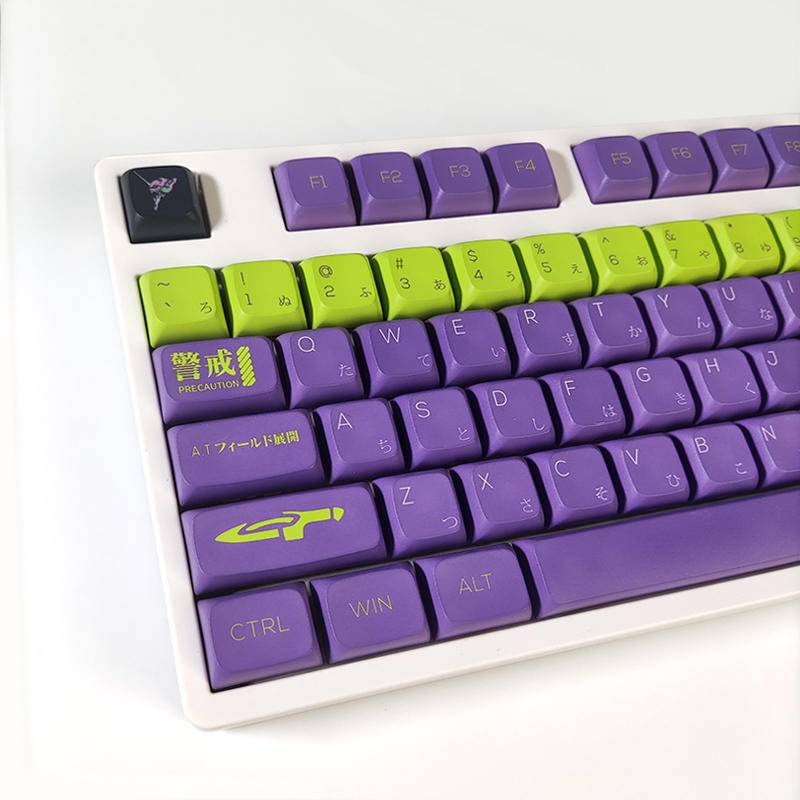 EVA 01 XDA Profile Keycap Set 120 Nút Bàn Phím Cơ EVA 01 XDA 1.75U Nhiều Màu Sắc