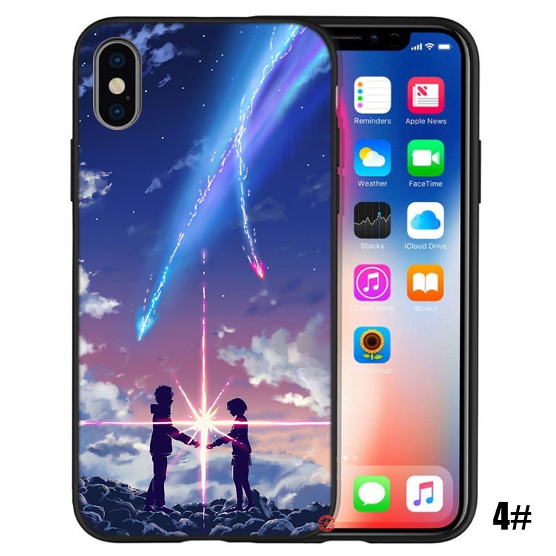 Ốp Điện Thoại Hình Anime your name Cho iPhone SE XR 5 5s 6 6s 7 8 Plus 11 Pro Max EE5