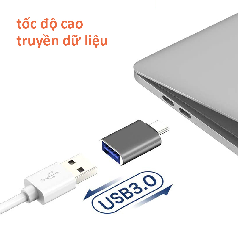 Bộ chuyển đổi USB C OTG TYPE-C sang USB 3.0 chuyển tập tin kết nối với các thiết bị bên ngoài Adapter