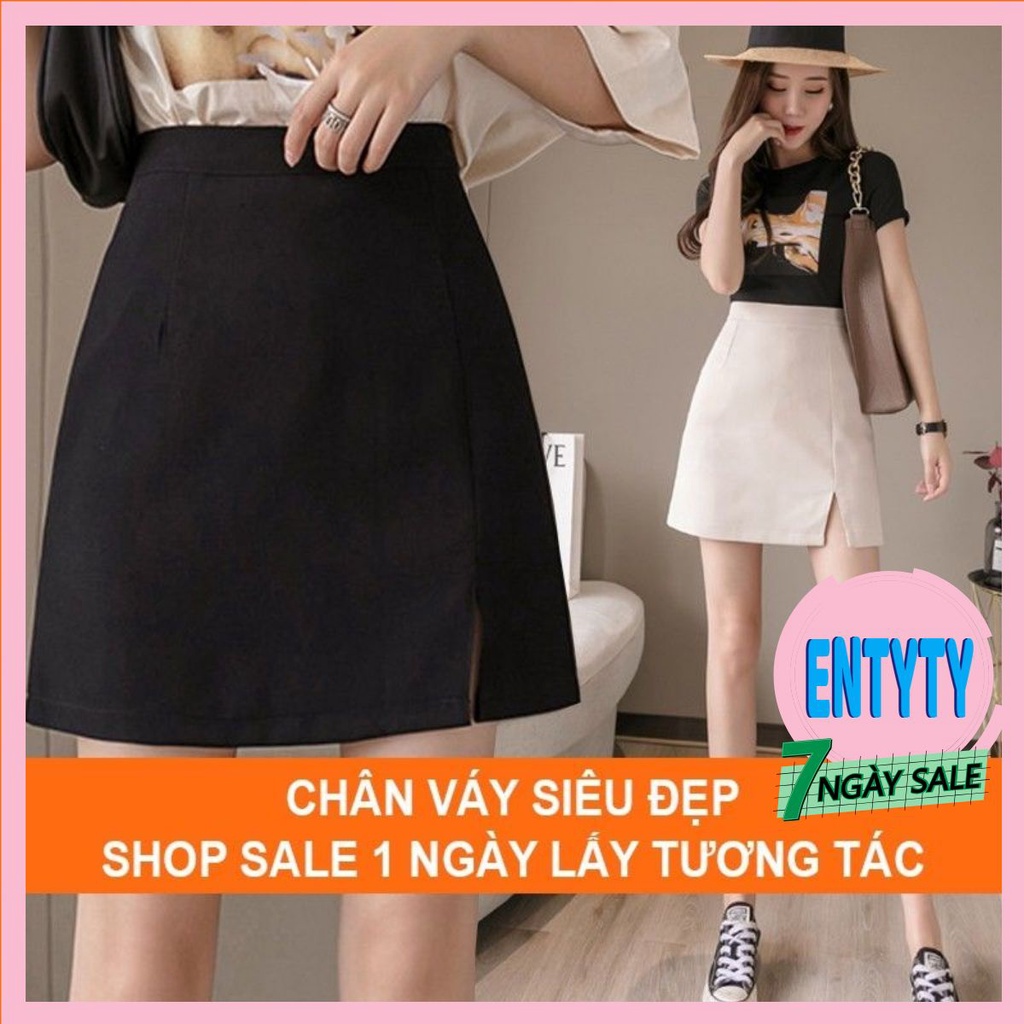 Chân Váy Ngắn Chữ A Xẻ Tà, Váy Chữ A Ngắn Công Sở Xẻ Tà trước