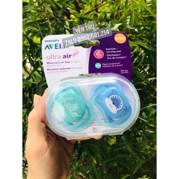 CHÍNH HÃNG 100%⚡️Ti giả chỉnh nha chống vâu Avent Ultra Air/Ultra Soft cho bé