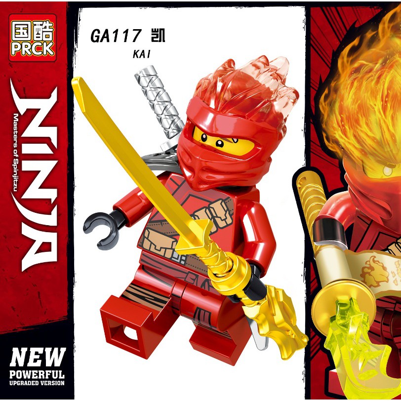 Minifigures nhân vật nonlego Ninjago bộ BLIZZARD SAMURAI V'S PYRO VIPERS