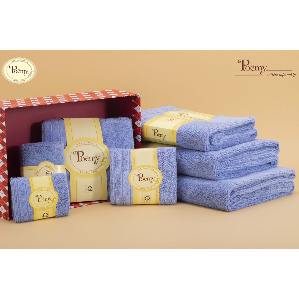 Khăn tắm đại cao cấp sọc gân Poêmy KT(73x136) 118EL
