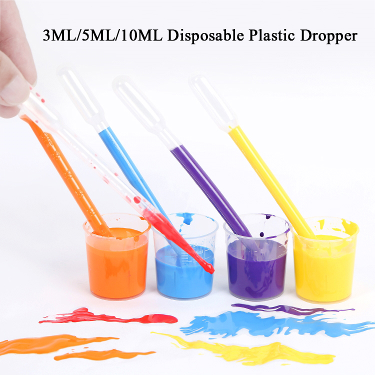 Set 100 Ống Hút Bằng Nhựa Trong Suốt Tiện Dụng Cho Phòng Thí Nghiệm