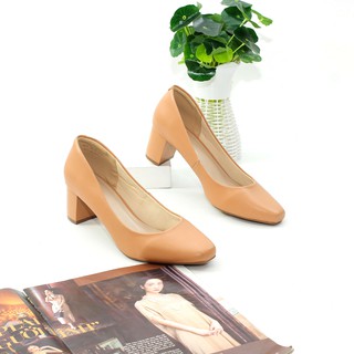LiB - Giày Cao Gót 5cm Mũi Vuông X558