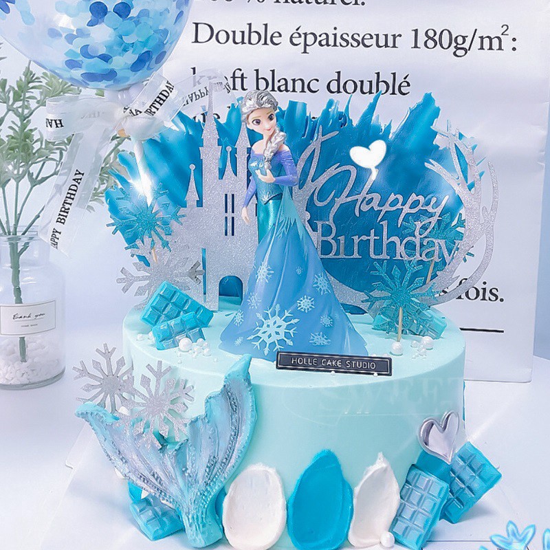 Bộ 4 món đồ chơi mô hình nhân vật trong hoạt hình Frozen 2