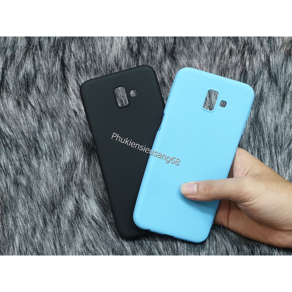 Ốp Dẻo Silicon Samsung Case Nhiều Màu Sắc Dành Cho Máy Samsung J6+/ J6 plus - Pk68