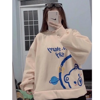 ÁO NỈ SWEATER HÌNH GẤU SKY