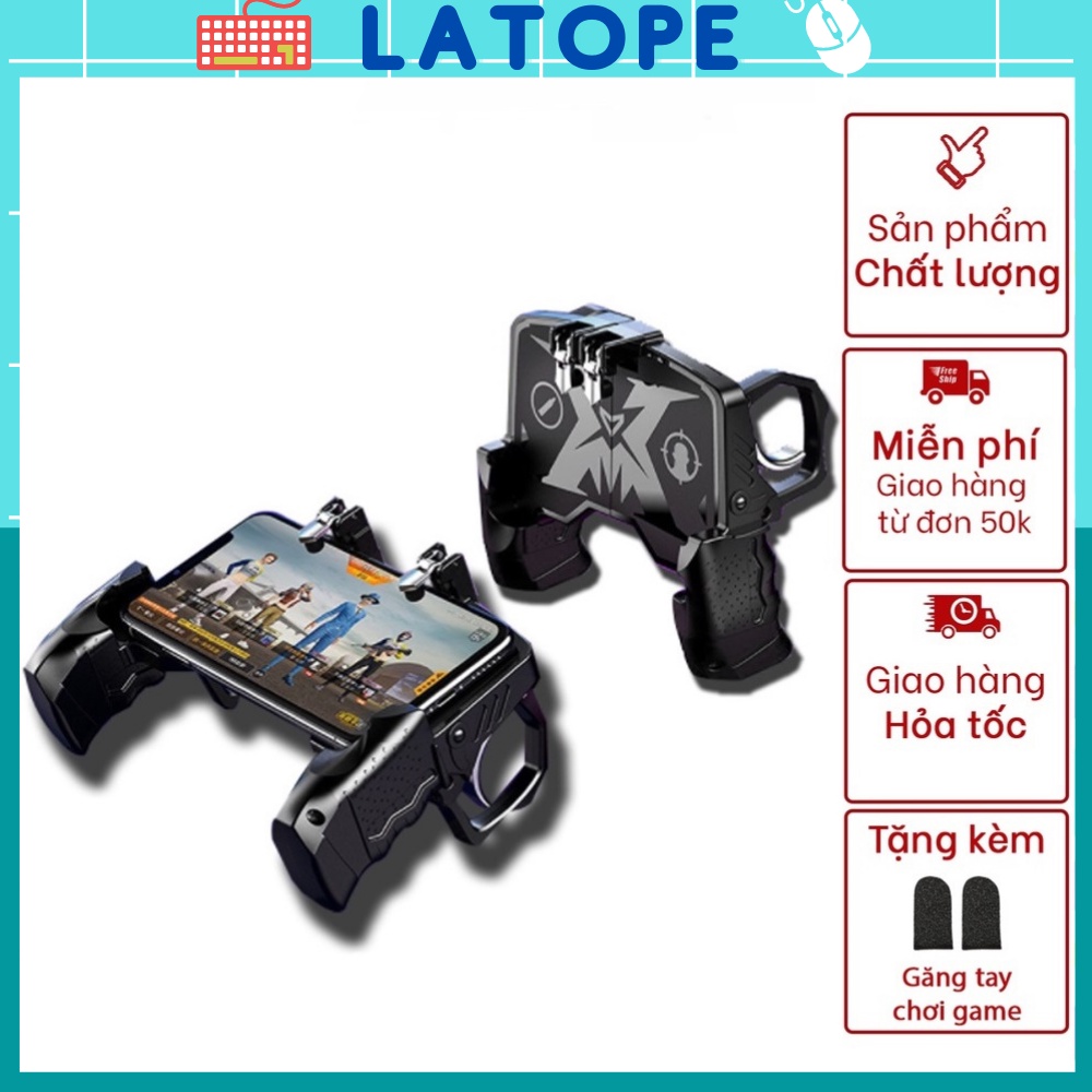 Tay cầm chơi game Latope giá đỡ mỏi tay thông minh dụng cụ chơi game K21