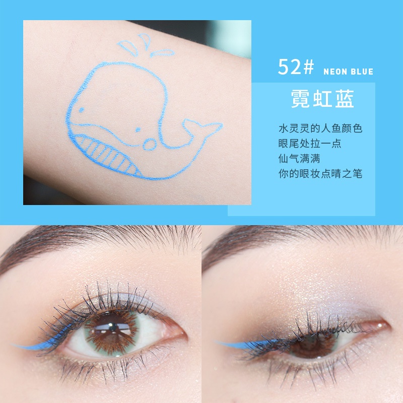 @ Phvn Bút Kẻ Mắt Dạng Lỏng Màu Sắc Mịn Màng Không Dễ Phai Màu Trắng / Hồng / Xanh Dương / Tím / Đỏ Dành Cho Bạn Nữ