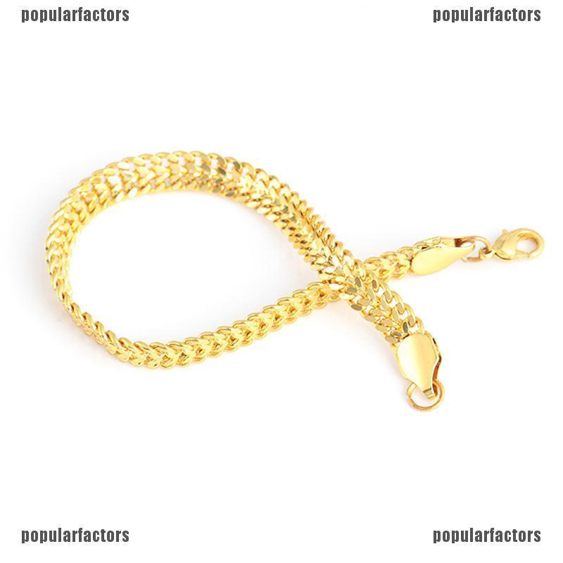 Vòng Tay Dây Xích Bằng Thép Không Gỉ Sang Trọng