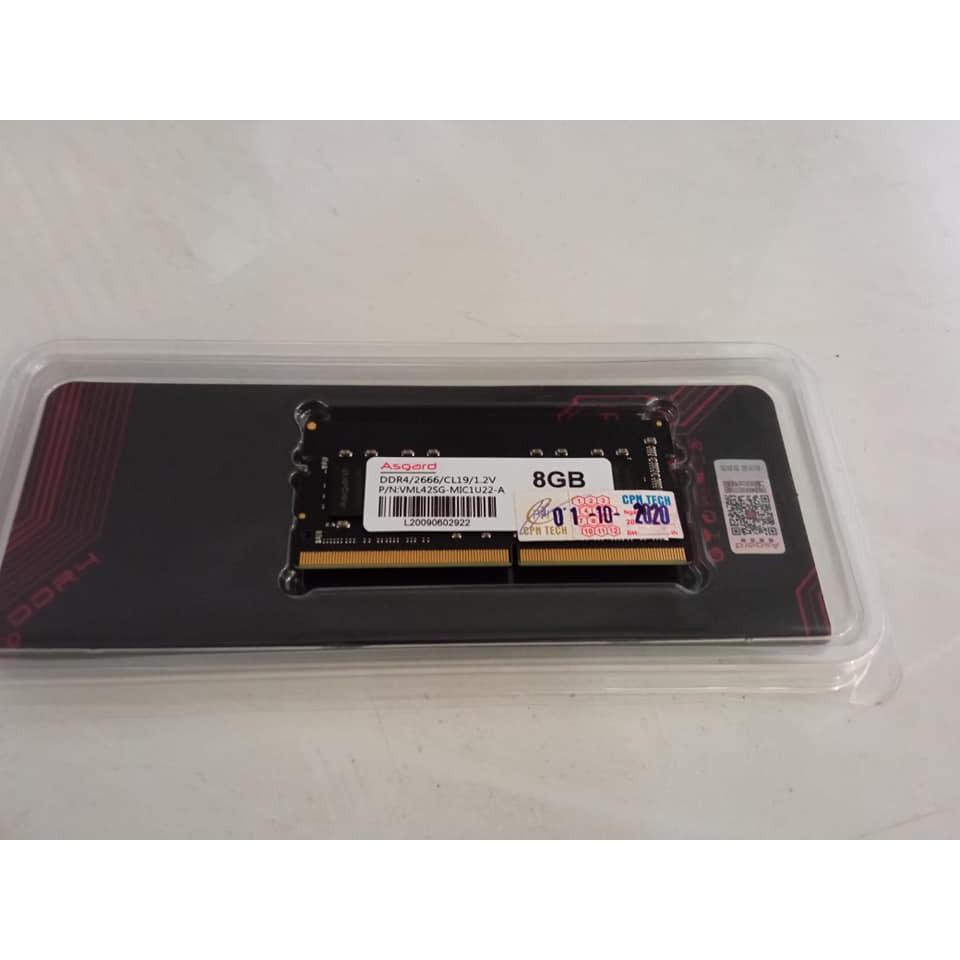 Ram laptop ddr4 8g buss 2666 new chính hãng full box | BigBuy360 - bigbuy360.vn