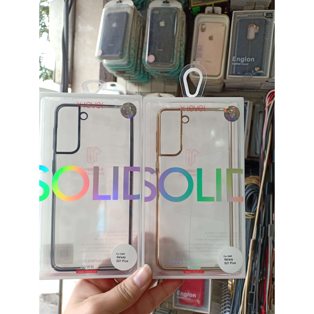 Ốp lưng trong viền màu S21 plus / S21 / S21 ultra chính hãng x-level