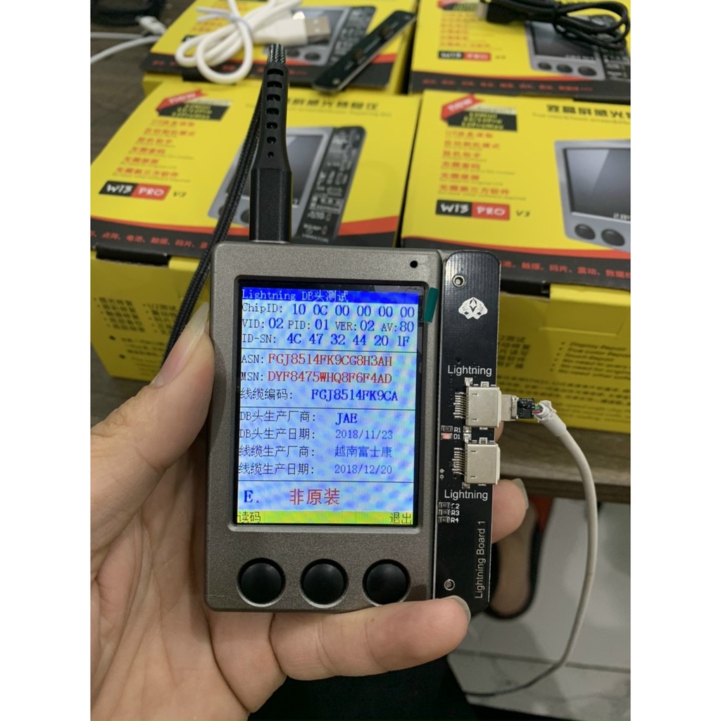 BOX FIX PIN W13  & W28   - Fix Truetone màn hình iPhone 7 - 12 PRO MAX bản mới nhất