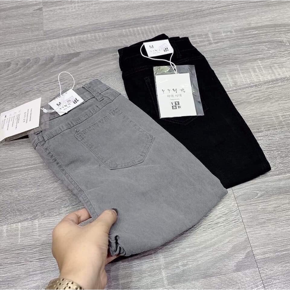 Quần Jeans giấy Nữ Ống bó Cao Cấp (Hót) mã T185