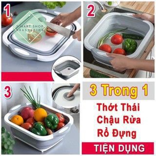 THAU - THỚT gấp gọn có lỗ thoát đa năng