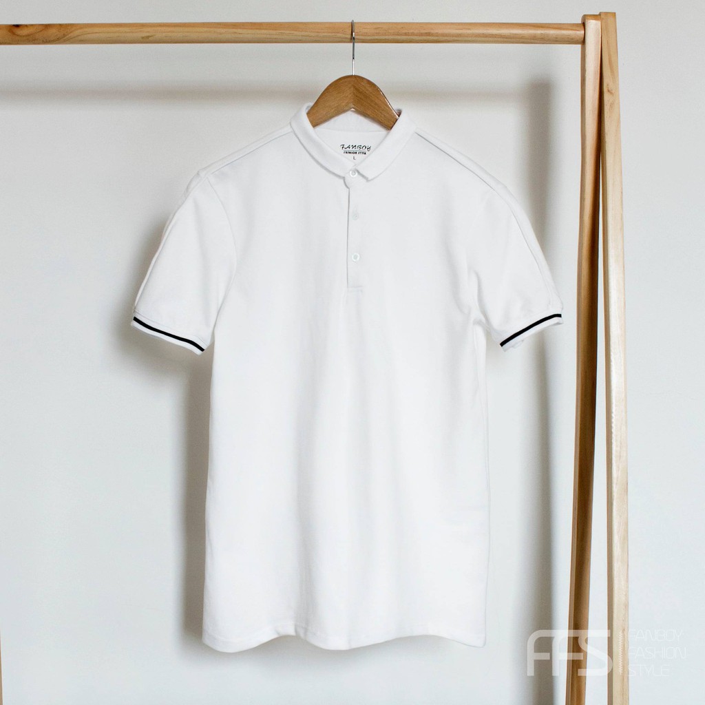 Áo thun Polo nam cổ bẻ vải cá sấu Cotton xuất xịn, chuẩn đẹp - MENGO | BigBuy360 - bigbuy360.vn