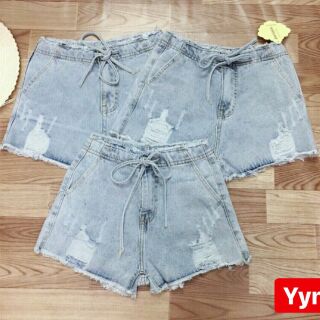 Quần sort jeans lưng cao