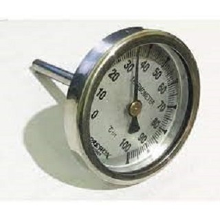 Đồng hồ đo nhiệt độ cơ inox 100 độ C - DAEWON Hàn Quốc (Chân sau)