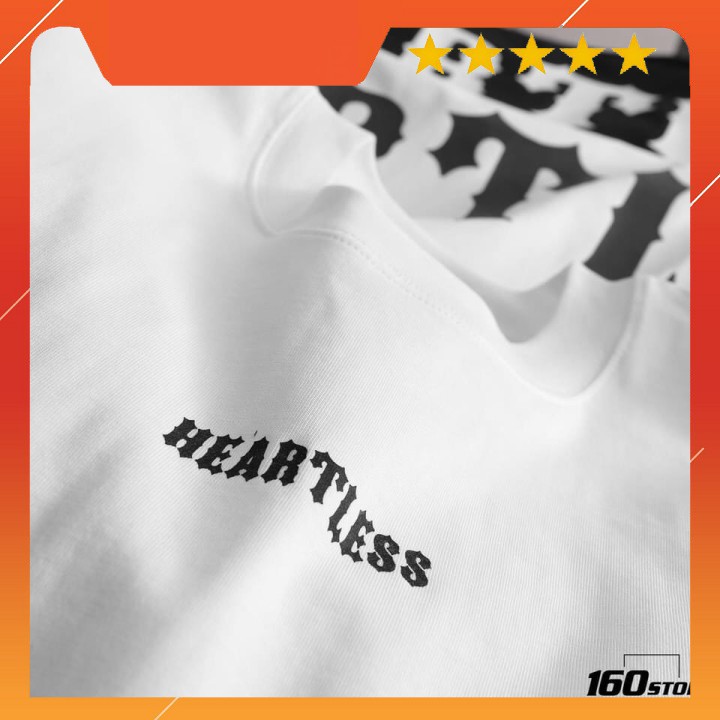 Áo phông in hinh  HEARTLESS ⚡𝐅𝐑𝐄𝐄𝐒𝐇𝐈𝐏 ⚡Áo phông cotton chất đẹp mát, áo unisex, áo phông trắng đen aothun268