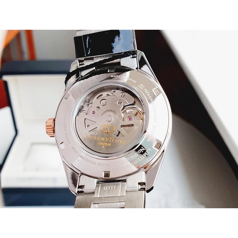 Đồng hồ nam ⌚️  ORIENT STAR LIMITED NEW 2020  SEMI SKELETON RE-AV0116L00B