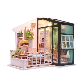 Mô Hình Nhà Búp Bê Kèm Nội Thất Bằng Gỗ Diy