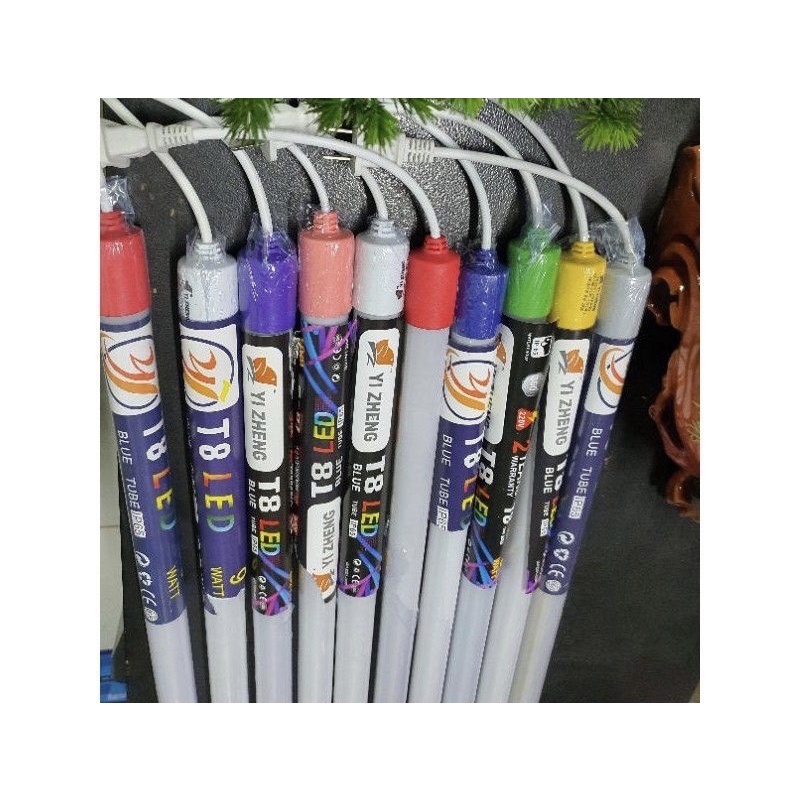 Bóng đèn tuýp led 1m2 nhiều màu trang trí ngoài trời, bóng đèn led t8 trang trí nhiều màu kín nước